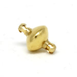 Doppelseitiger Adapter Edelstahl vergoldet