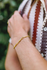 Armband in 333 Gelbgold Handarbeit