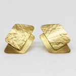 Ohrstecker 333 Gelbgold Seidenmatt