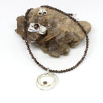 Rauchquarzset Seidenmatt