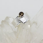 Silberring Rauchquarz