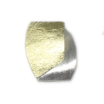 Silberanhänger zweifarbig geschwungen