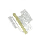 Silberanhänger zweifarbig Rechtecke