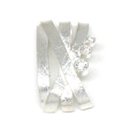 Silberanhänger seidenmatt mit Zirkonia