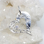 Silberanhänger Herz mit Zirkonia