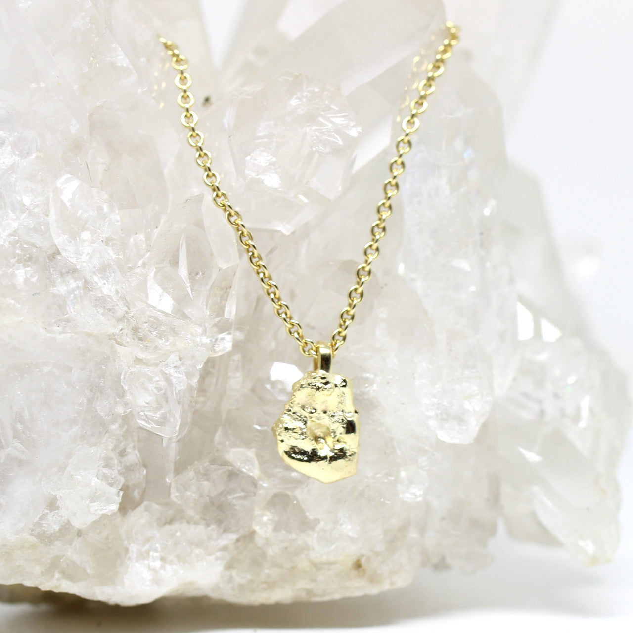 Anhänger Nugget in 585 Gelbgold 1,3 Gramm