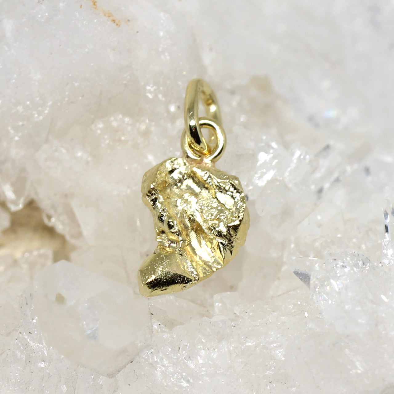 Anhänger Nugget in 585 Gelbgold 1,07 Gramm