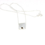 Silberanhänger Rauchquarz geschliffen