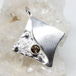 Silberanhänger mit Rauchquarz