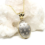 Anhänger in 585 Gold mit Zirkonia