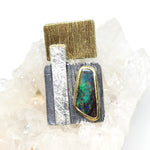 Silberanhänger mit Opal