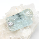 Wechselschließe Aquamarin mit Blattsilber