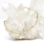 Armband in 333 Gelbgold Handarbeit Stäbchen