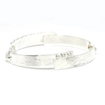 Armband Silber Spange mit Zirkonia