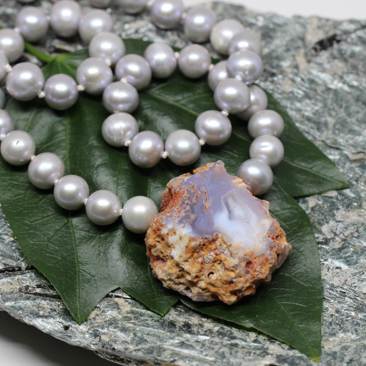 Wechselschließe Chalcedon Natur