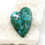 Wechselschließe Chrysokoll Herz