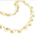 Goldkette Planeten in 333 Gelbgold