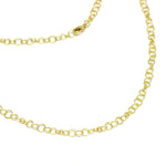 Collier in Gelbgold zarte Ösen