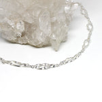 Collier Silber Handarbeit Seidenmatt gedreht