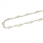 Collier Silber Dreiecke mit Zirkonia