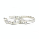 Creolenstecker Silber handgefertigt