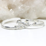 Creolenstecker Silber handgefertigt