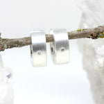 Creolen matt mit Zirkonia