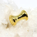 Wechselschließe Walze geschwungen für Clip vergoldet