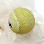 Wechselschließe gelbe Achatkugel