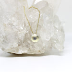 Anhänger 585 Gelbgold mit Salt and Pepper Brillant