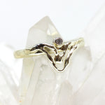 Ring in 585 Gelbgold mit Brillant