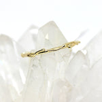Ring in Gelbgold wilde Optik