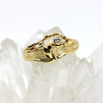 Ring in 585 Gelbgold mit Brillant
