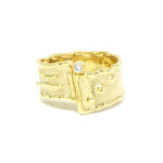 Ring in 333 Gelbgold mit Zirkonia
