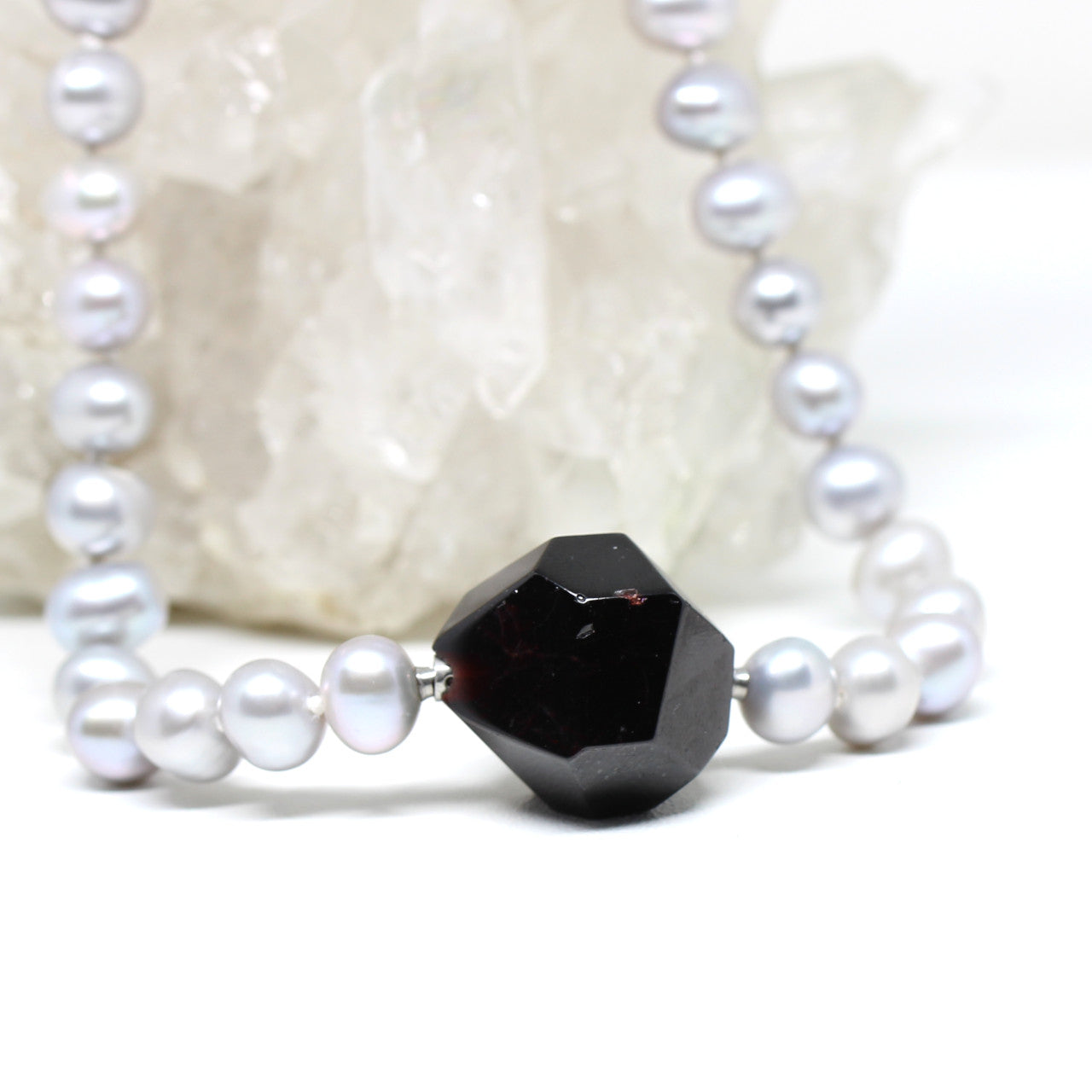 Wechselschließe natürlicher Granat