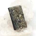 Wechselschließe Schiefer Pyrit Rechteck