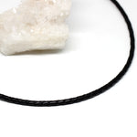 Wechselkette Leder schwarz Herren