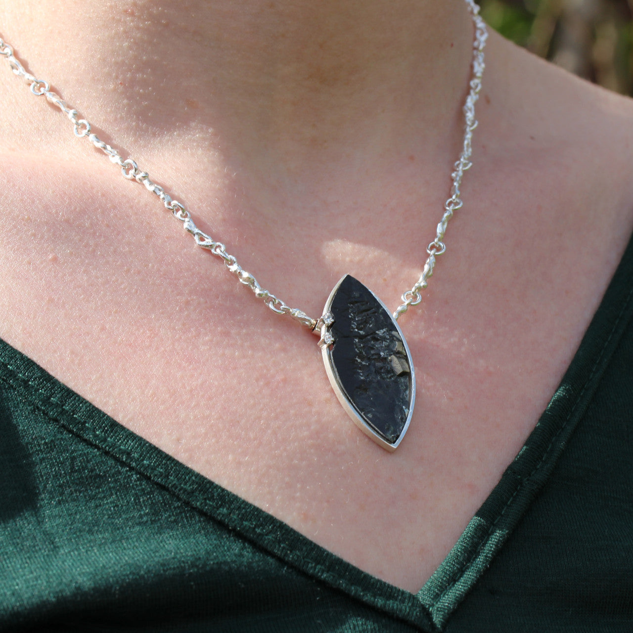 Wechselkette Silber Handarbeit filigran