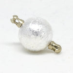 Doppelseitiger Adapter Kugel Silber