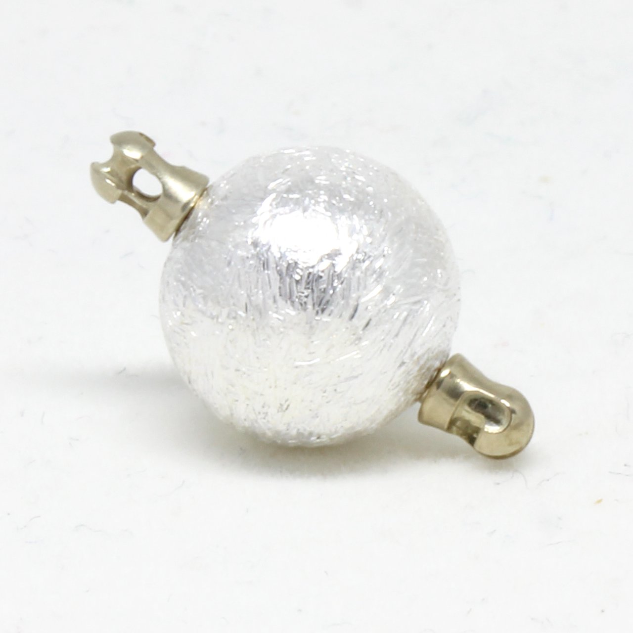 Doppelseitiger Adapter Kugel Silber