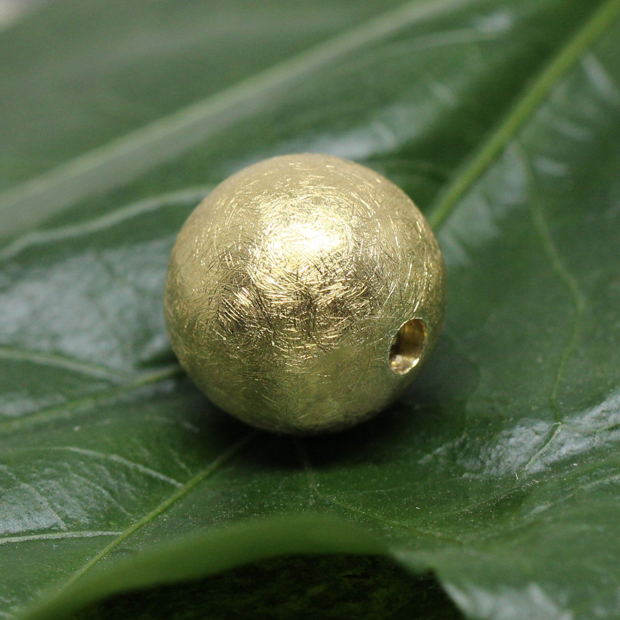 Wechselschließe Kugel in 333er Gelbgold