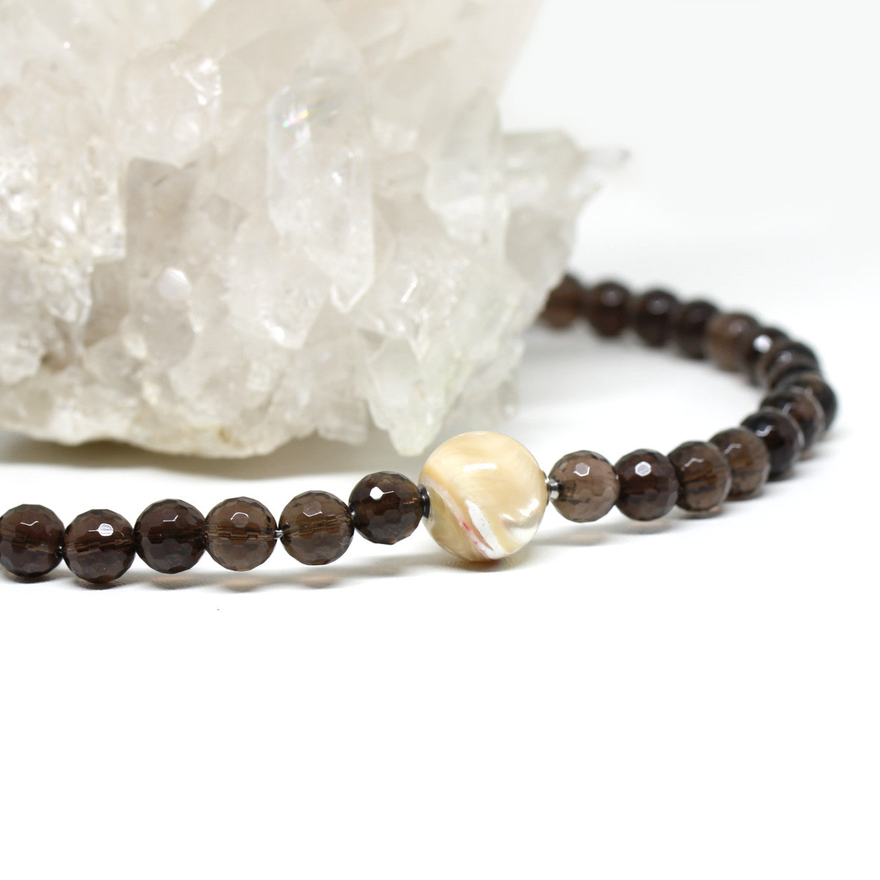 Wechselschließe Perlmutt Kugel