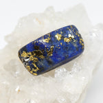 Wechselschließe Lapis Nugget mit Blattgold