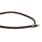 Wechselkette Leder braun