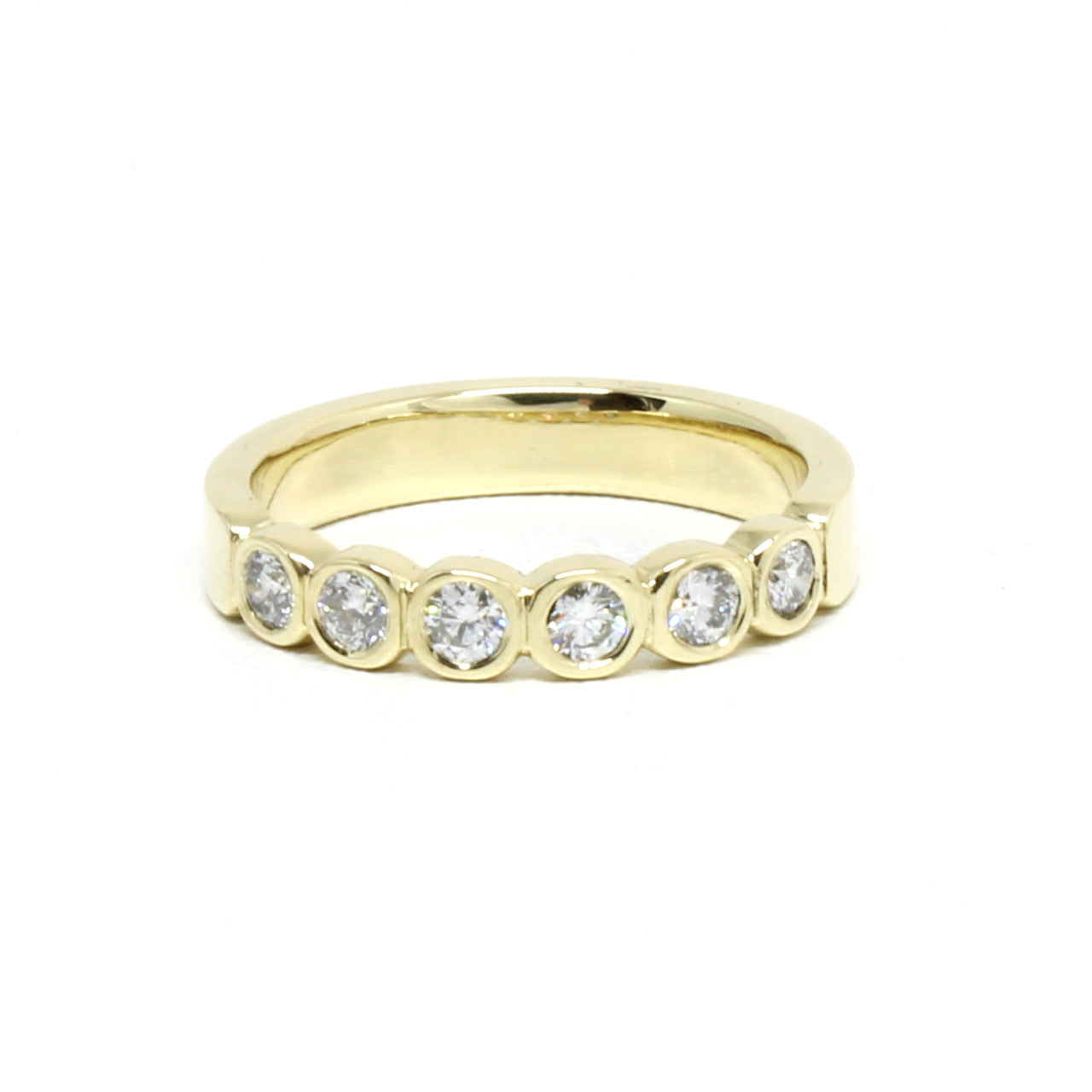 Memory Ring in 585 Gelbgold mit Brillanten