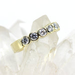 Memory Ring in 585 Gelbgold mit Labordiamant