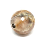 Wechselschließe Mondsteinkugel facettiert