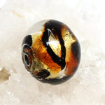 Wechselschließe Muranoglas Braun