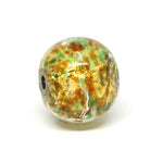 Wechselschließe Muranoglas Green and Gold