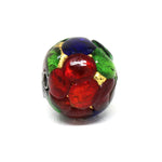 Wechselschließe Muranoglas Blue Gras